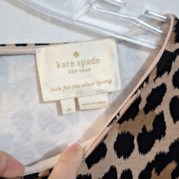 Kate Spade New York Forest Feline Leopard Dress - Picture 2 of 6